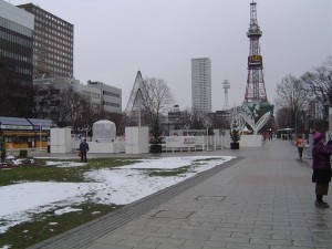 札幌の大通公園の昼