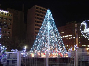 札幌大通公園の夜